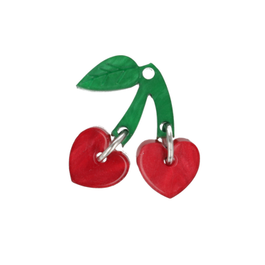 Cherry Love Charm (Red Marble)