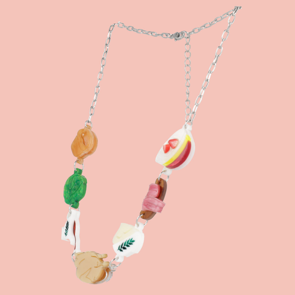 Christmas Dinner Necklace - Sour Cherry