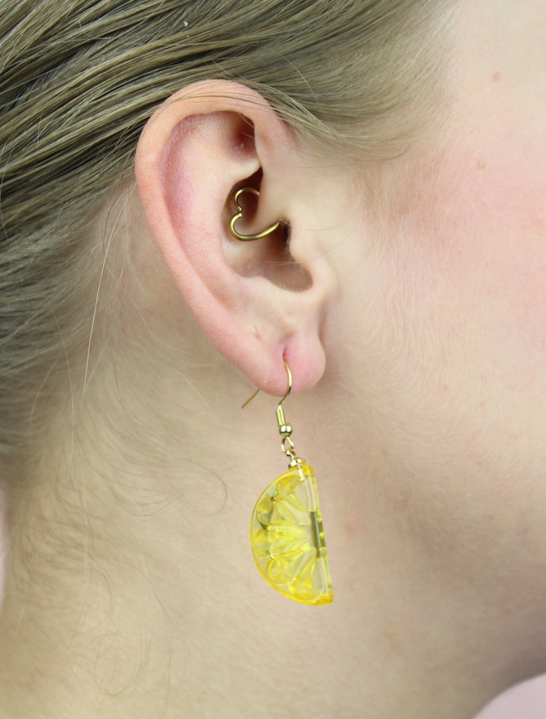 Simply The Zest Earrings - Sour Cherry