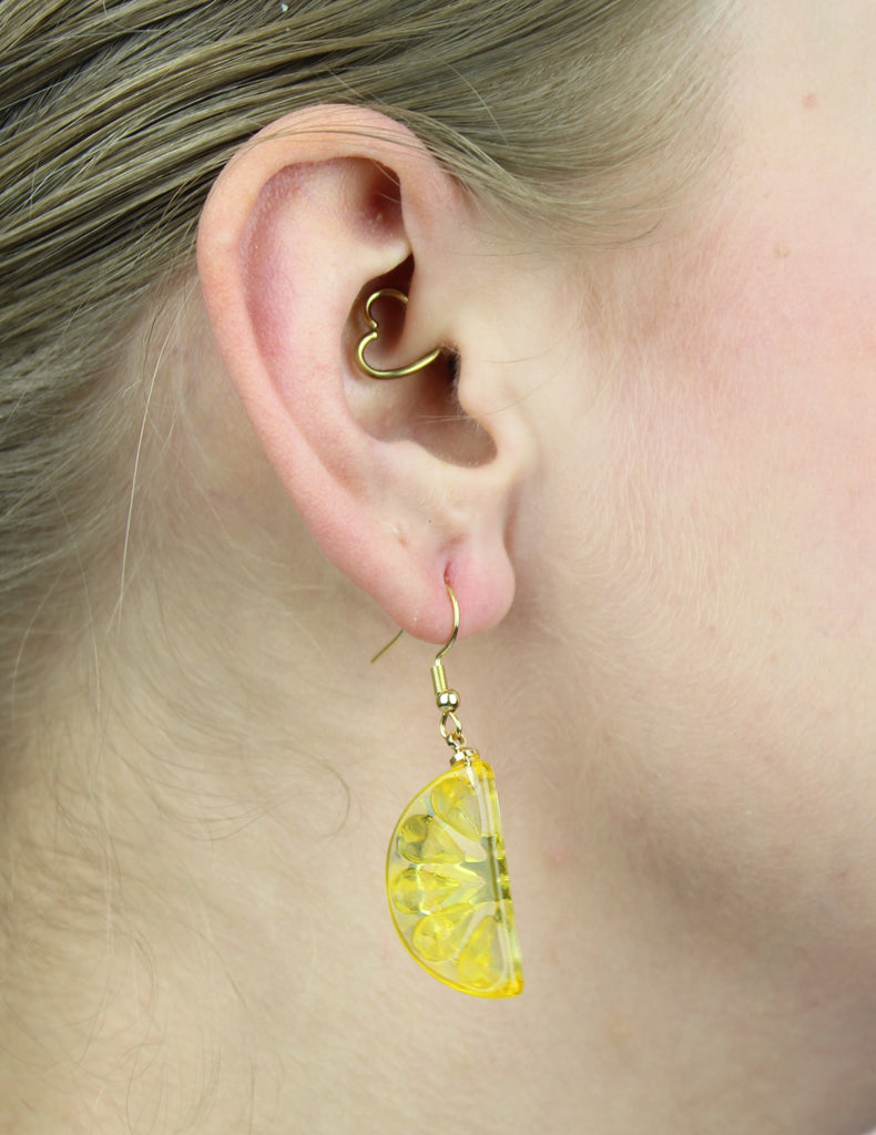 Simply The Zest Earrings - Sour Cherry