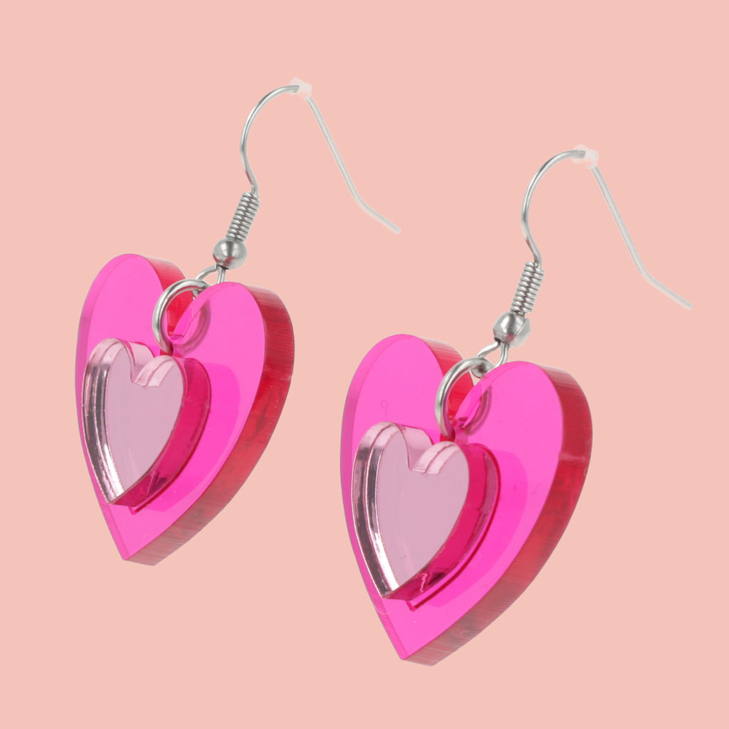 Crazy In Love Earrings - Sour Cherry