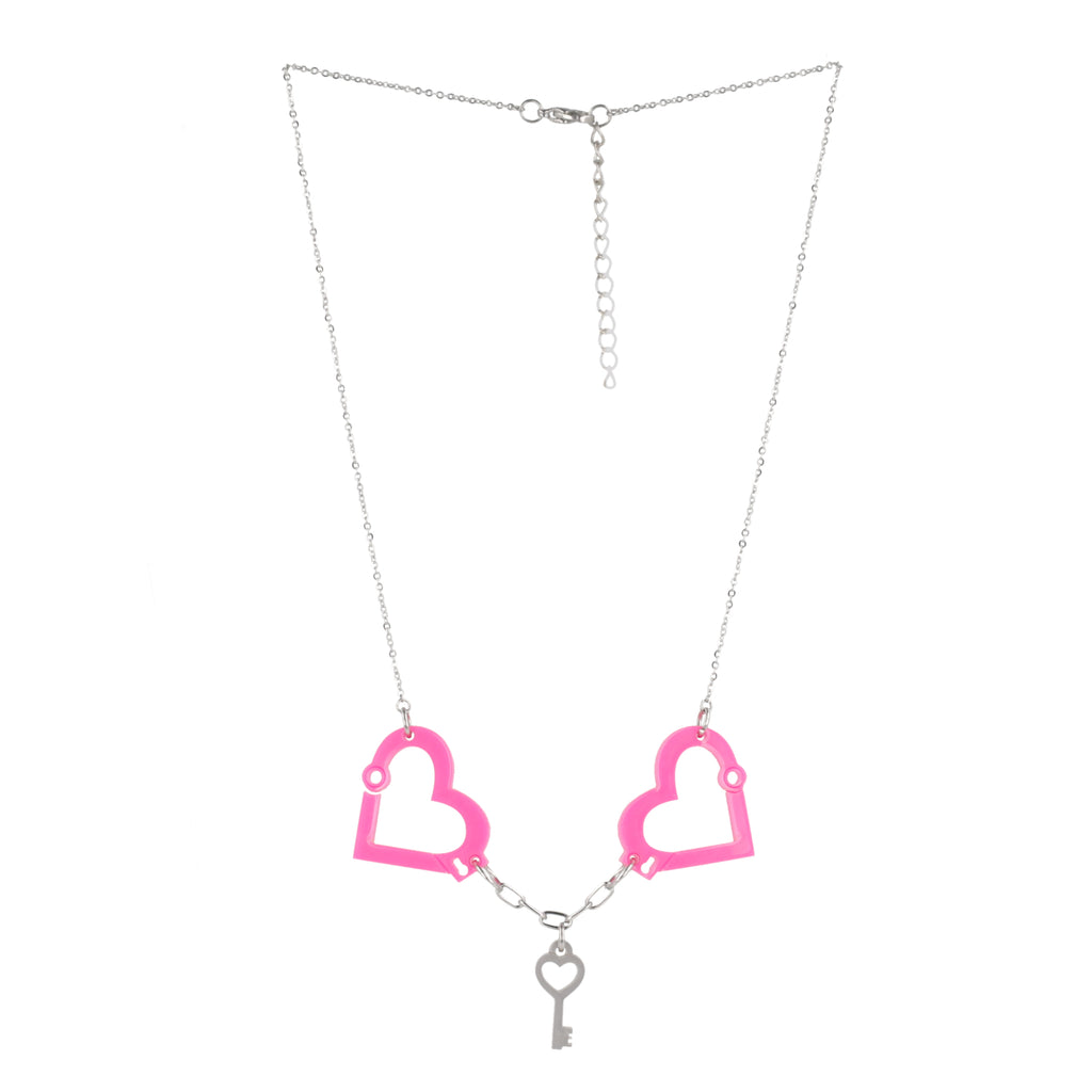 Cuff It Necklace - Sour Cherry