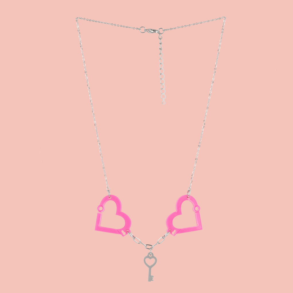 Cuff It Necklace - Sour Cherry