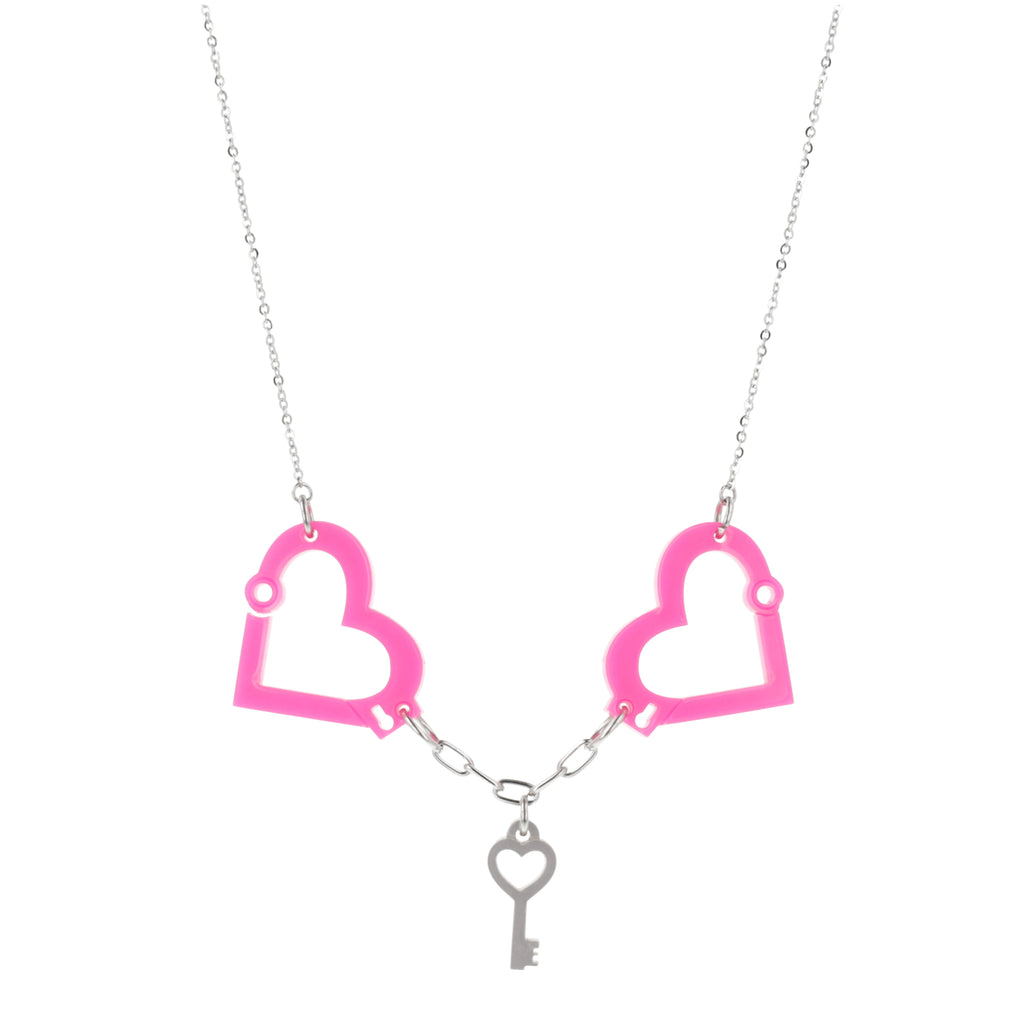 Cuff It Necklace - Sour Cherry