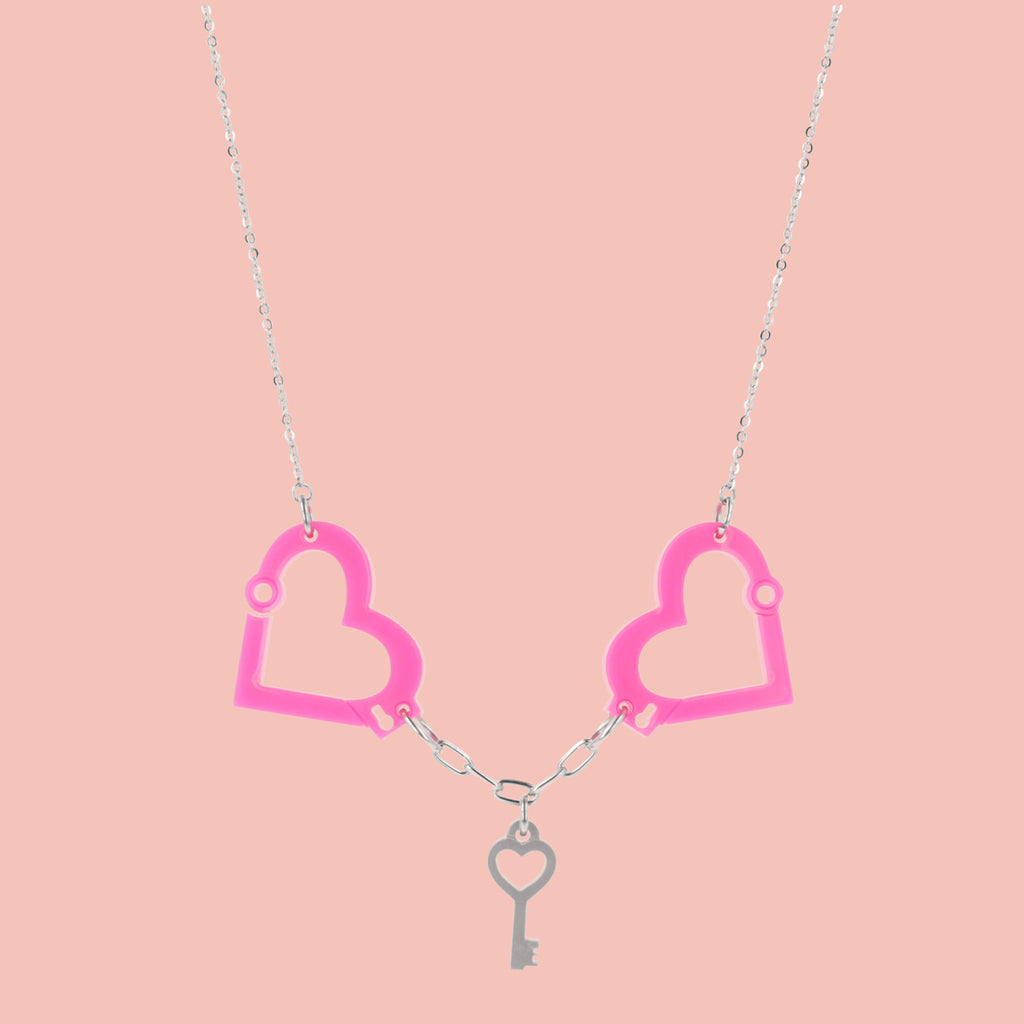Cuff It Necklace - Sour Cherry