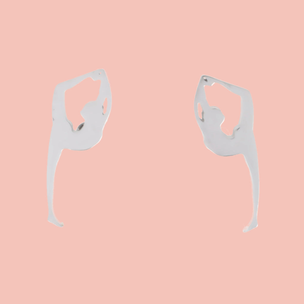 Dancer Stud Earrings - Sour Cherry