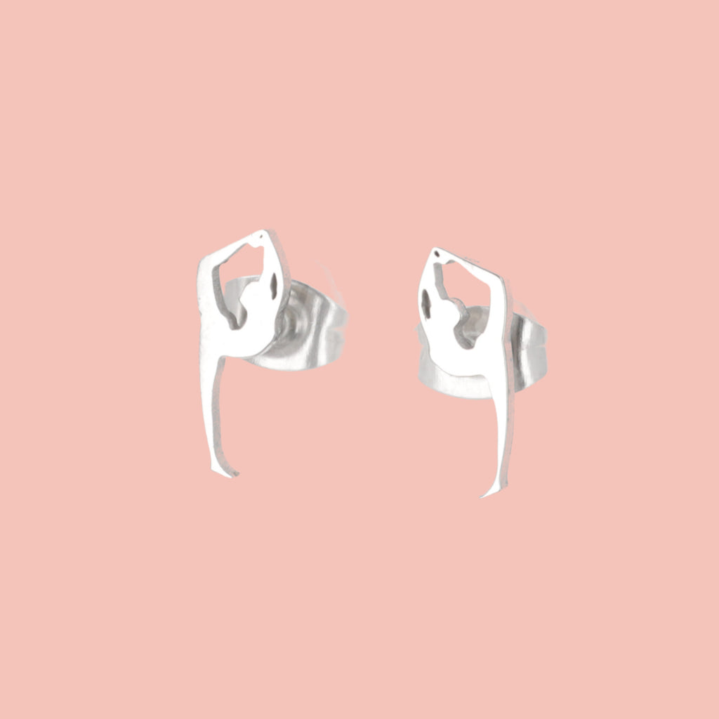 Dancer Stud Earrings - Sour Cherry