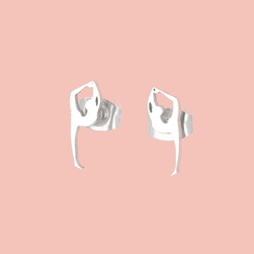 Dancer Stud Earrings - Sour Cherry