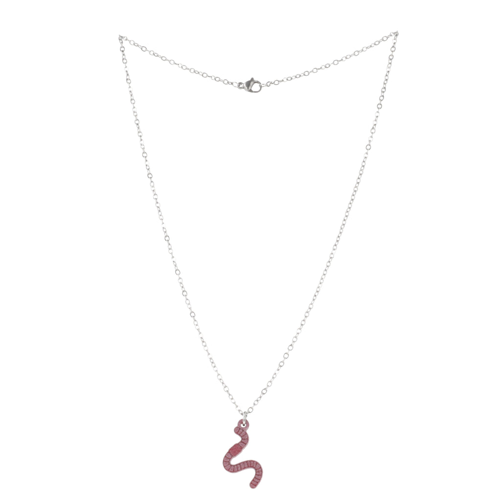 Do The Worm Necklace - Sour Cherry