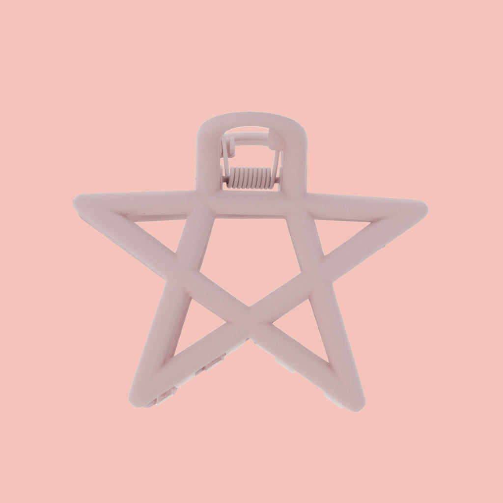 Pentagram Hair Clip - Dusty Rose - Sour Cherry