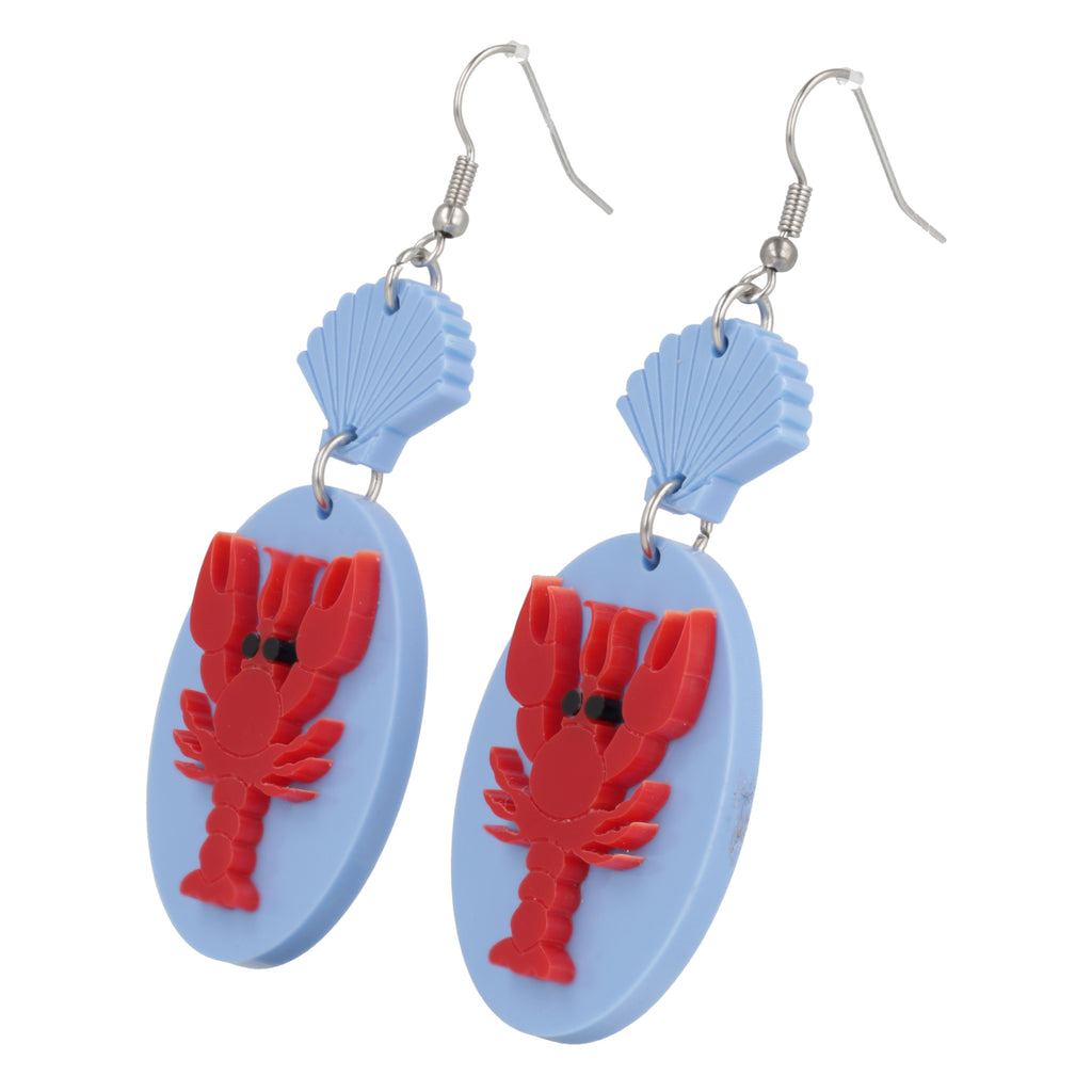 Earrings For A Sushi Restaurant (Blue) - Sour Cherry