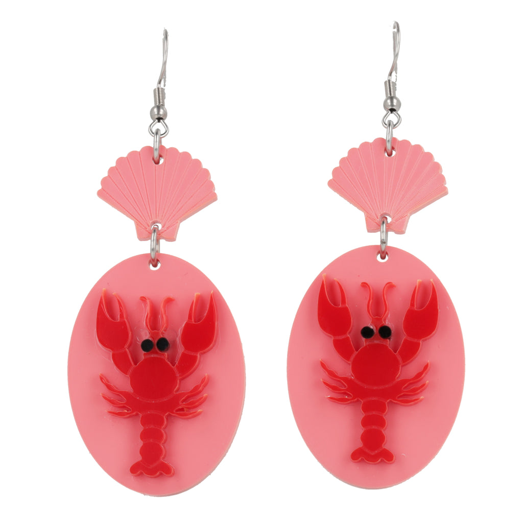 Earrings For A Sushi Restaurant (Pink) - Sour Cherry