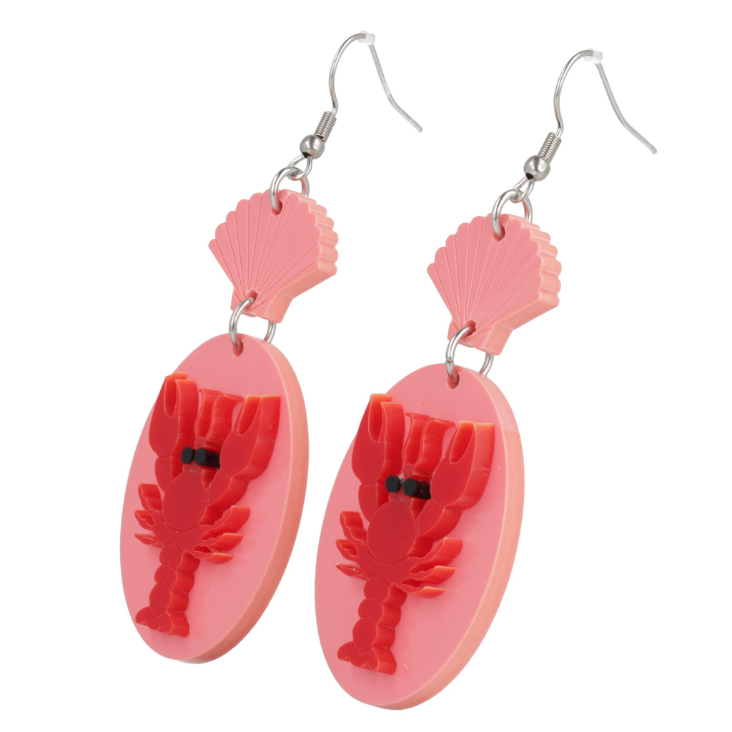 Earrings For A Sushi Restaurant (Pink) - Sour Cherry