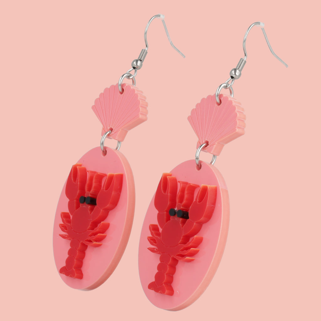 Earrings For A Sushi Restaurant (Pink) - Sour Cherry