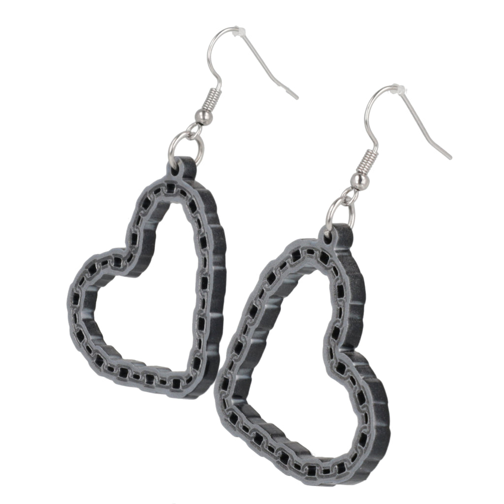 Emo At Heart Earrings - Sour Cherry