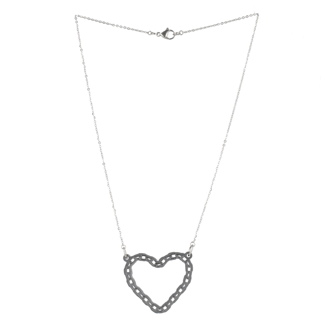 Emo At Heart Necklace - Sour Cherry