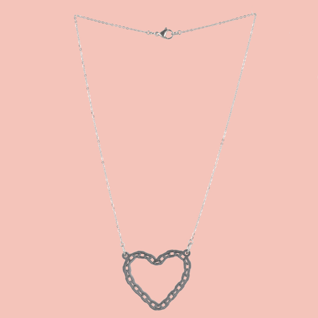 Emo At Heart Necklace - Sour Cherry