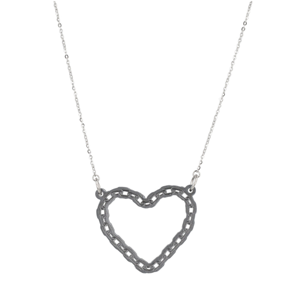 Emo At Heart Necklace - Sour Cherry