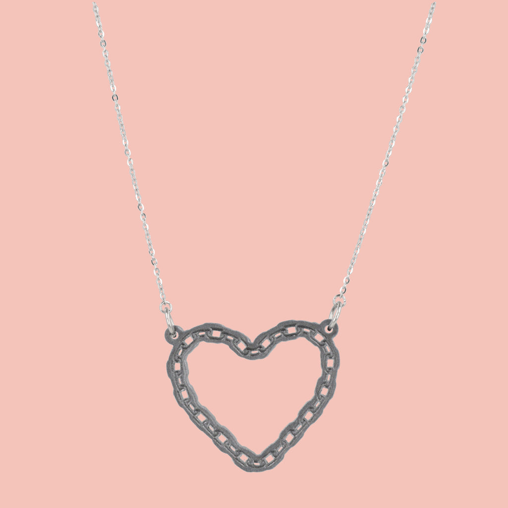 Emo At Heart Necklace - Sour Cherry