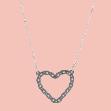 Emo At Heart Necklace - Sour Cherry