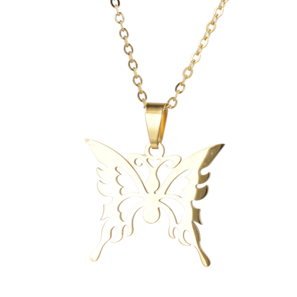 Ethereal Butterfly Necklace (Gold Plated) - Sour Cherry