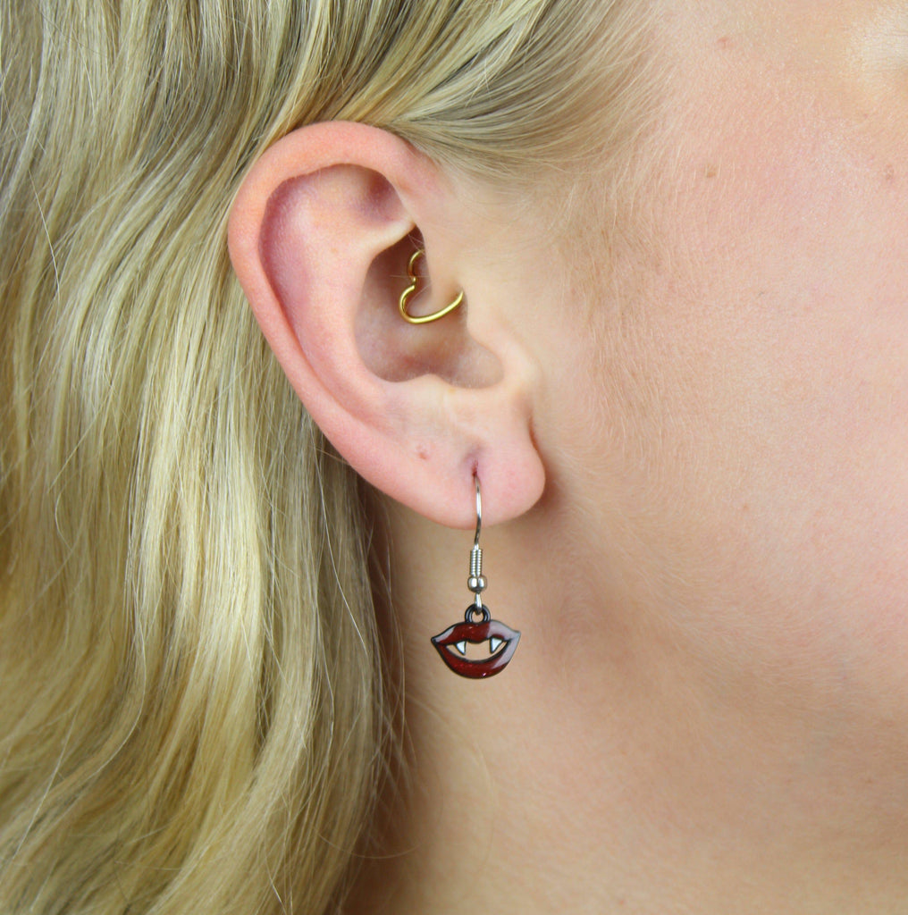 Fang-tastic Earrings - Sour Cherry