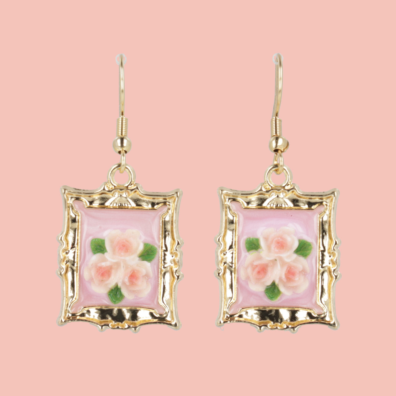 Florals? For Spring? Earrings - Pink - Sour Cherry