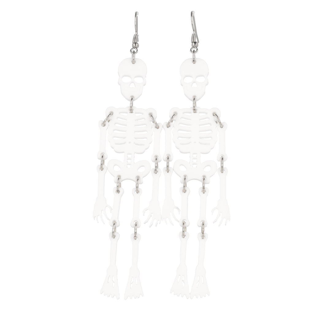 Funny Bones Skeleton Earrings - Sour Cherry