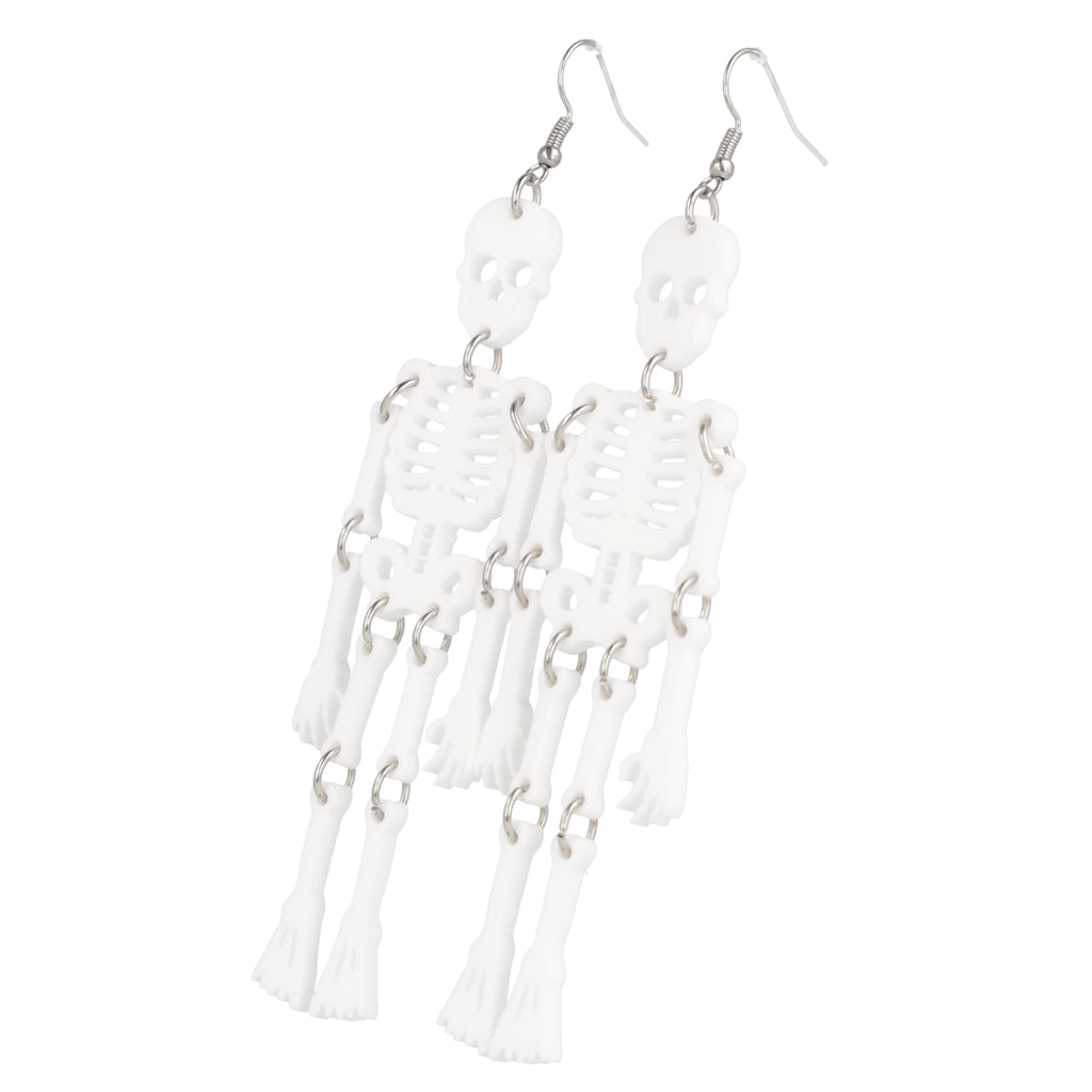 Funny Bones Skeleton Earrings - Sour Cherry