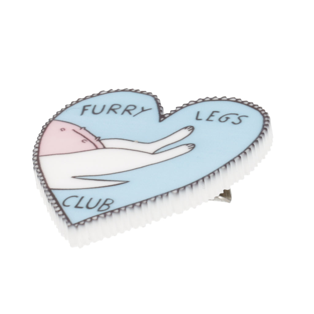 Furry Legs Club Pin - Sour Cherry