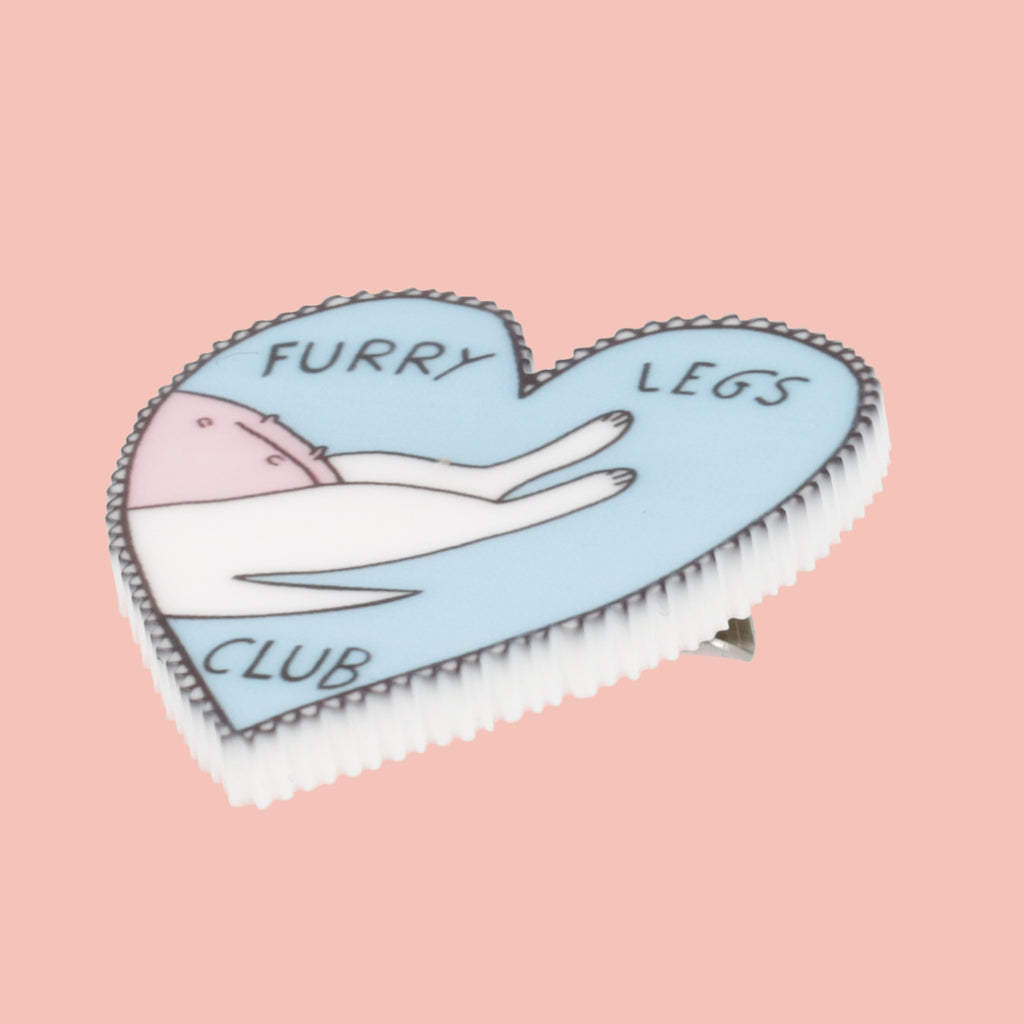Furry Legs Club Pin - Sour Cherry