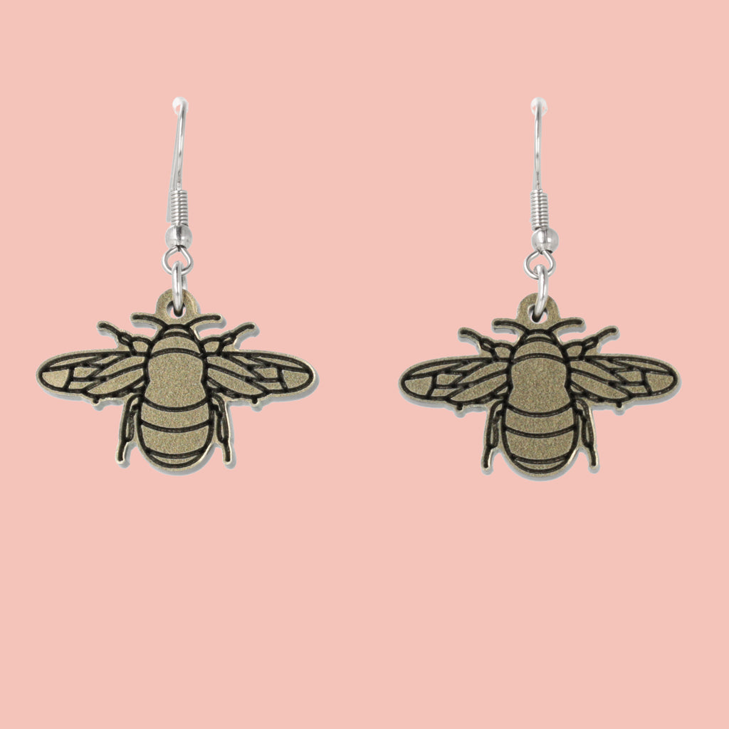 To Bee Or Not To Bee Earrings - Sour Cherry