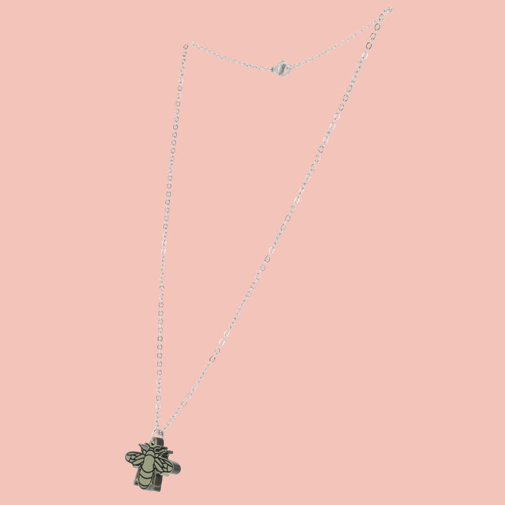 To Bee Or Not To Bee Necklace - Sour Cherry