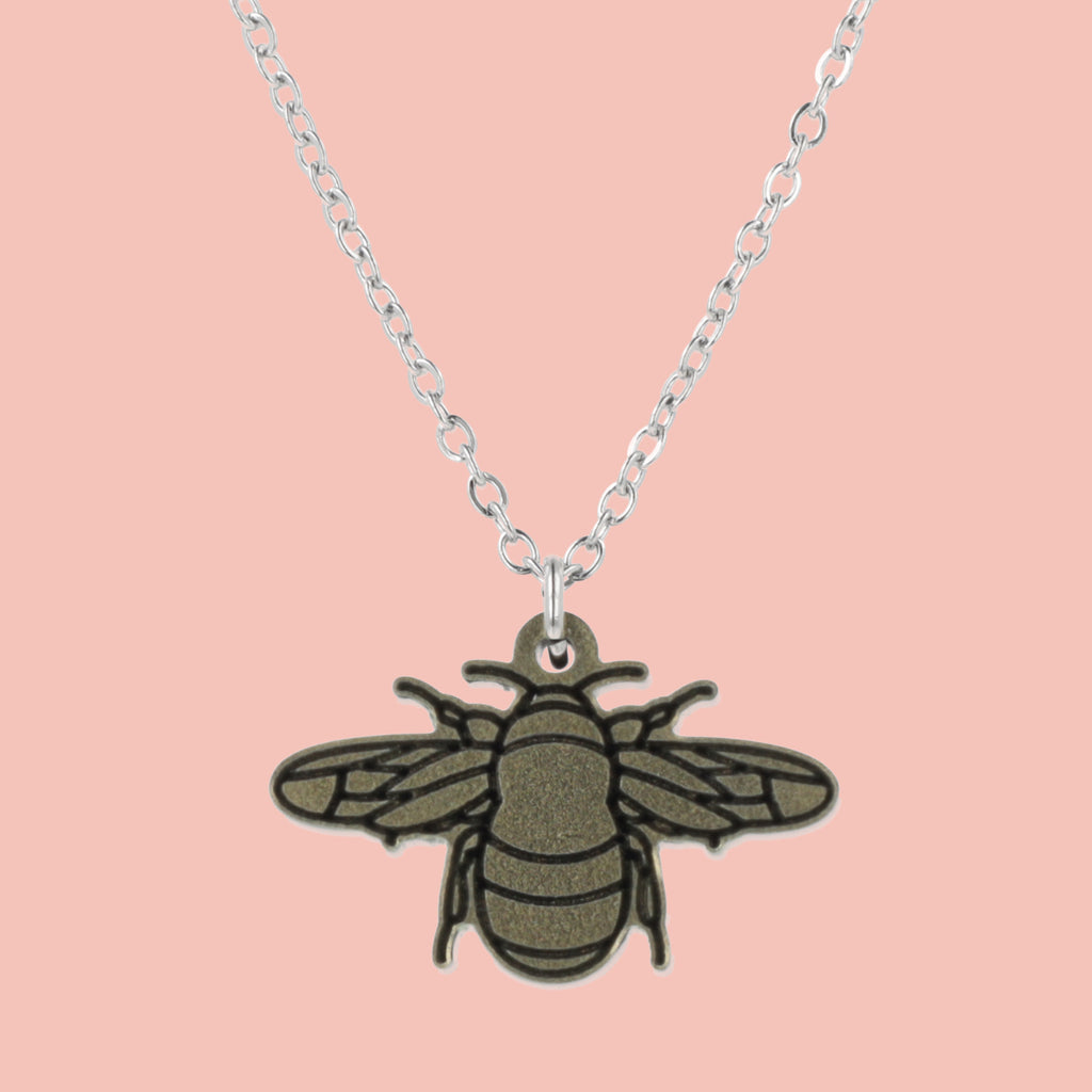 To Bee Or Not To Bee Necklace - Sour Cherry
