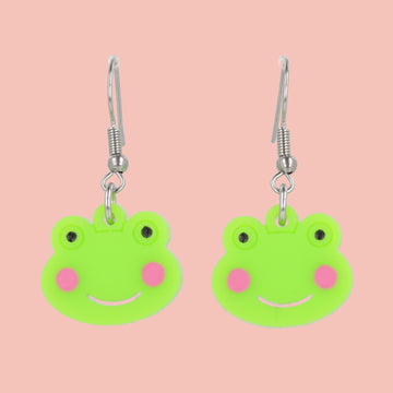 Happy Frogs Earrings - Sour Cherry