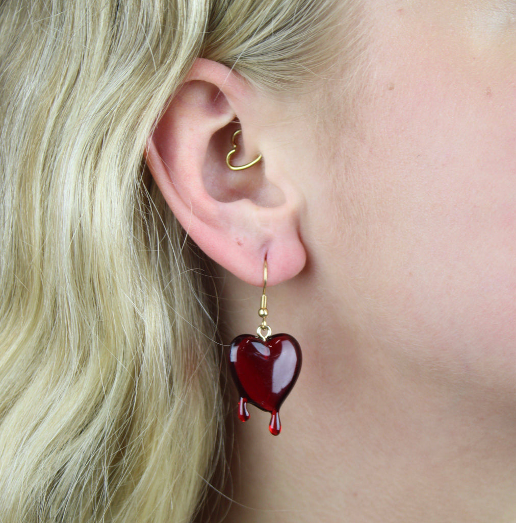 Bleeding Love Earrings - Sour Cherry
