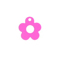 Blooming Botanicals Flower Charm (Hot Pink)