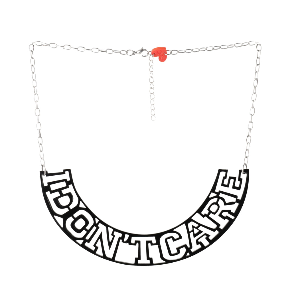 I Don't Care Necklace - Sour Cherry