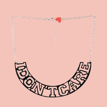 I Don't Care Necklace - Sour Cherry
