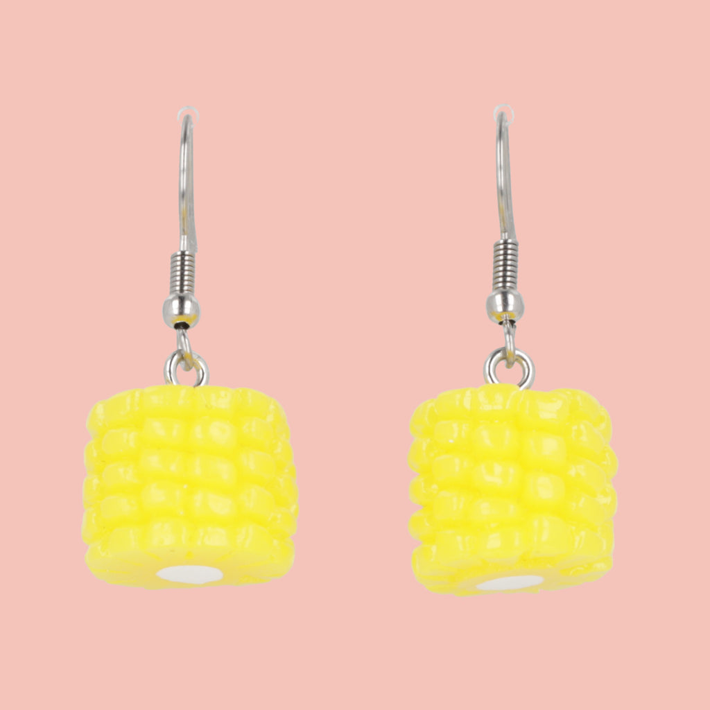 It's Corn Earrings - Sour Cherry