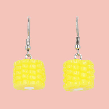 It's Corn Earrings - Sour Cherry