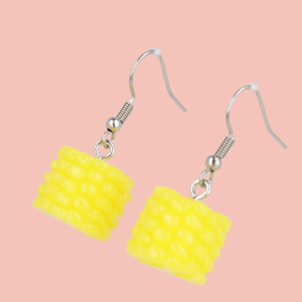 It's Corn Earrings - Sour Cherry
