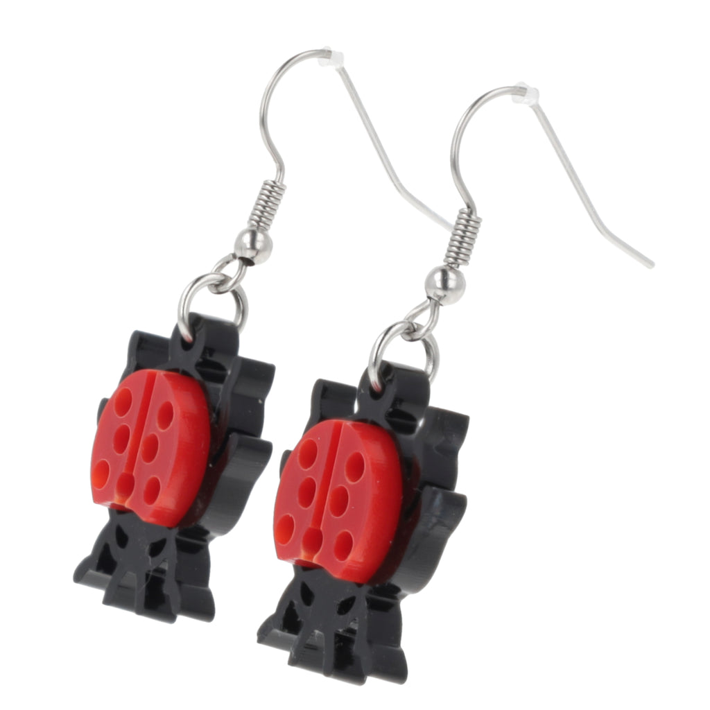 Dotty For You Ladybird Earrings - Bright Red - Sour Cherry