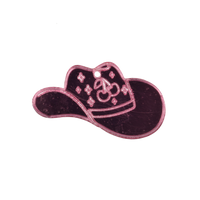 Let's Go Girls Pink Cowgirl Hat Charm
