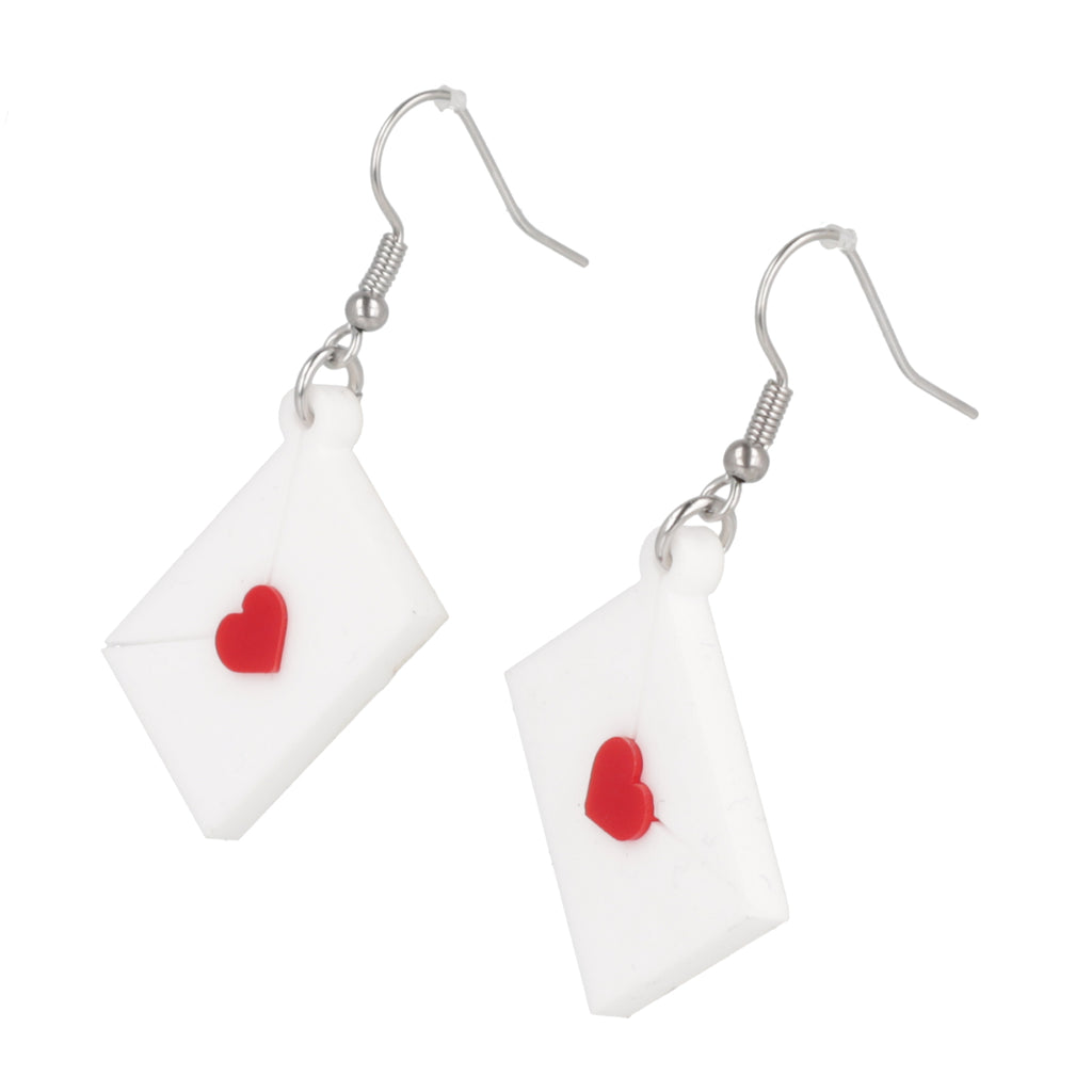 Love Letter Earrings - Sour Cherry
