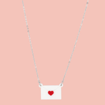 Love Letter Necklace - Sour Cherry