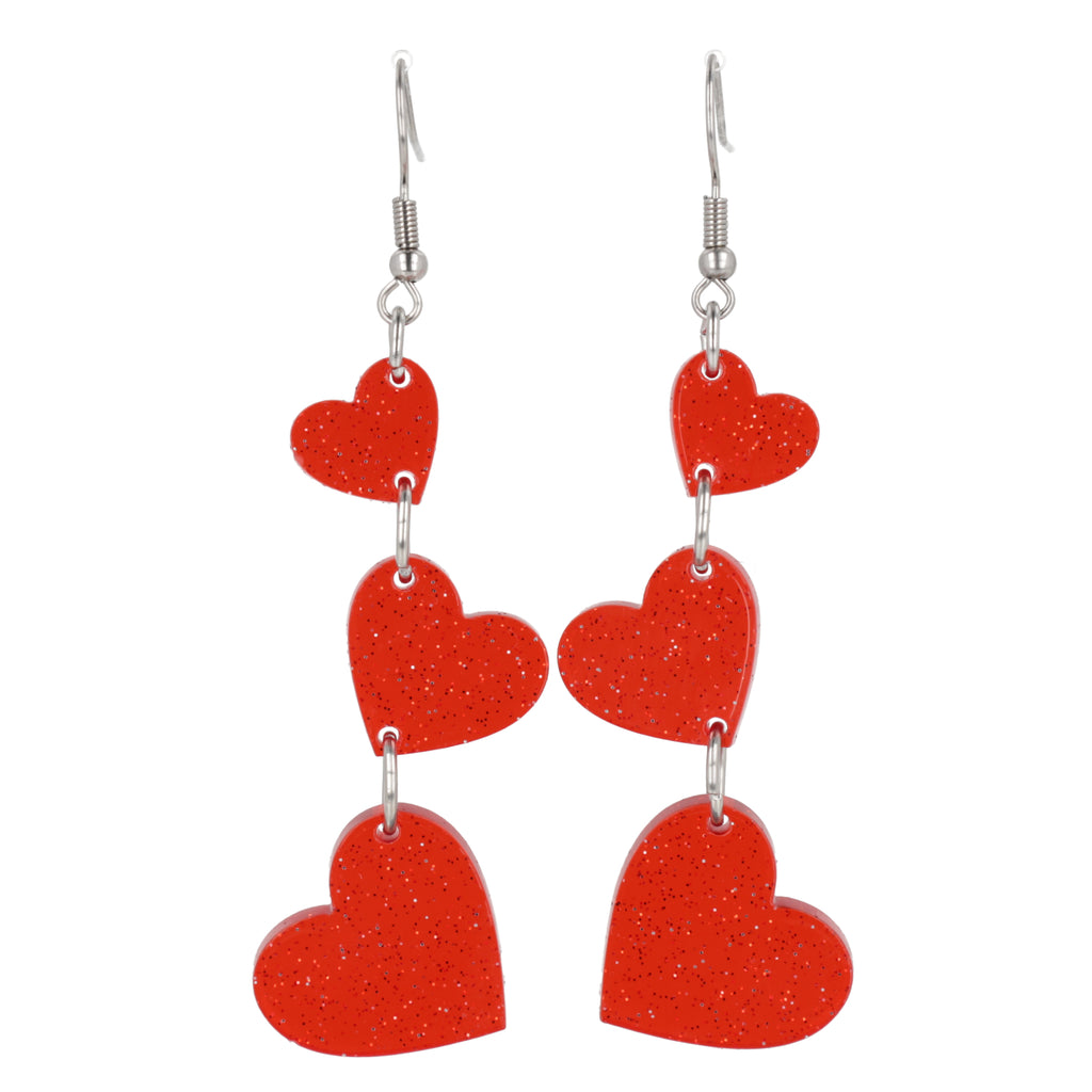 Love Is In The Air Earrings - Red - Sour Cherry