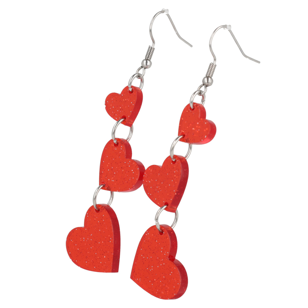 Love Is In The Air Earrings - Red - Sour Cherry