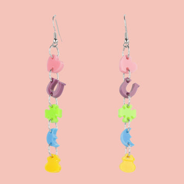 Lucky Charms Earrings - Sour Cherry