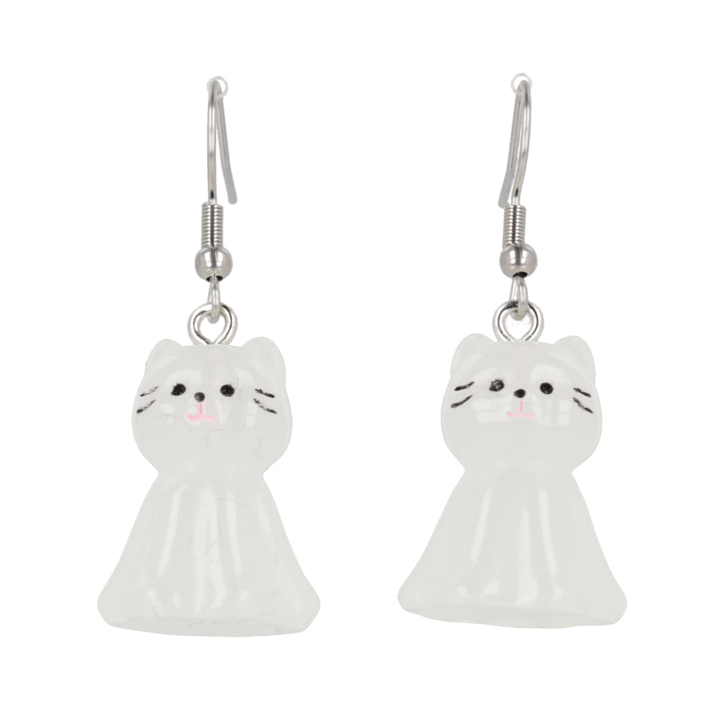 Meowst Haunted Cat Earrings - Sour Cherry